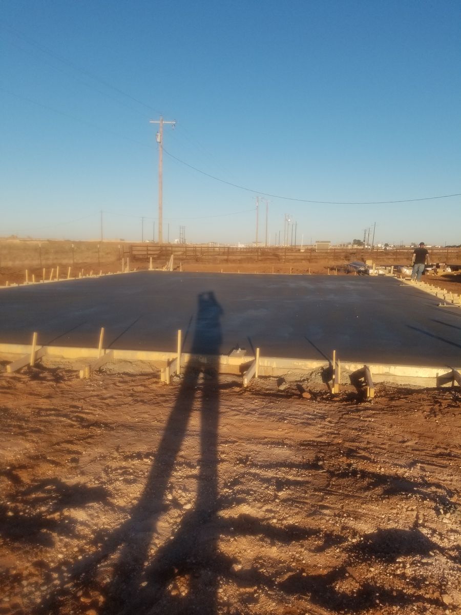 Framing for Shayne Prisk Construction in Midland, TX