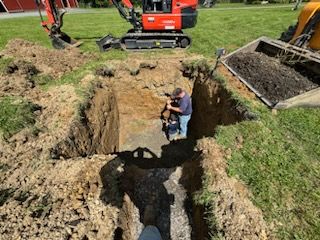 Septic Tank Installation for First Class Construction in Centre Hall, PA