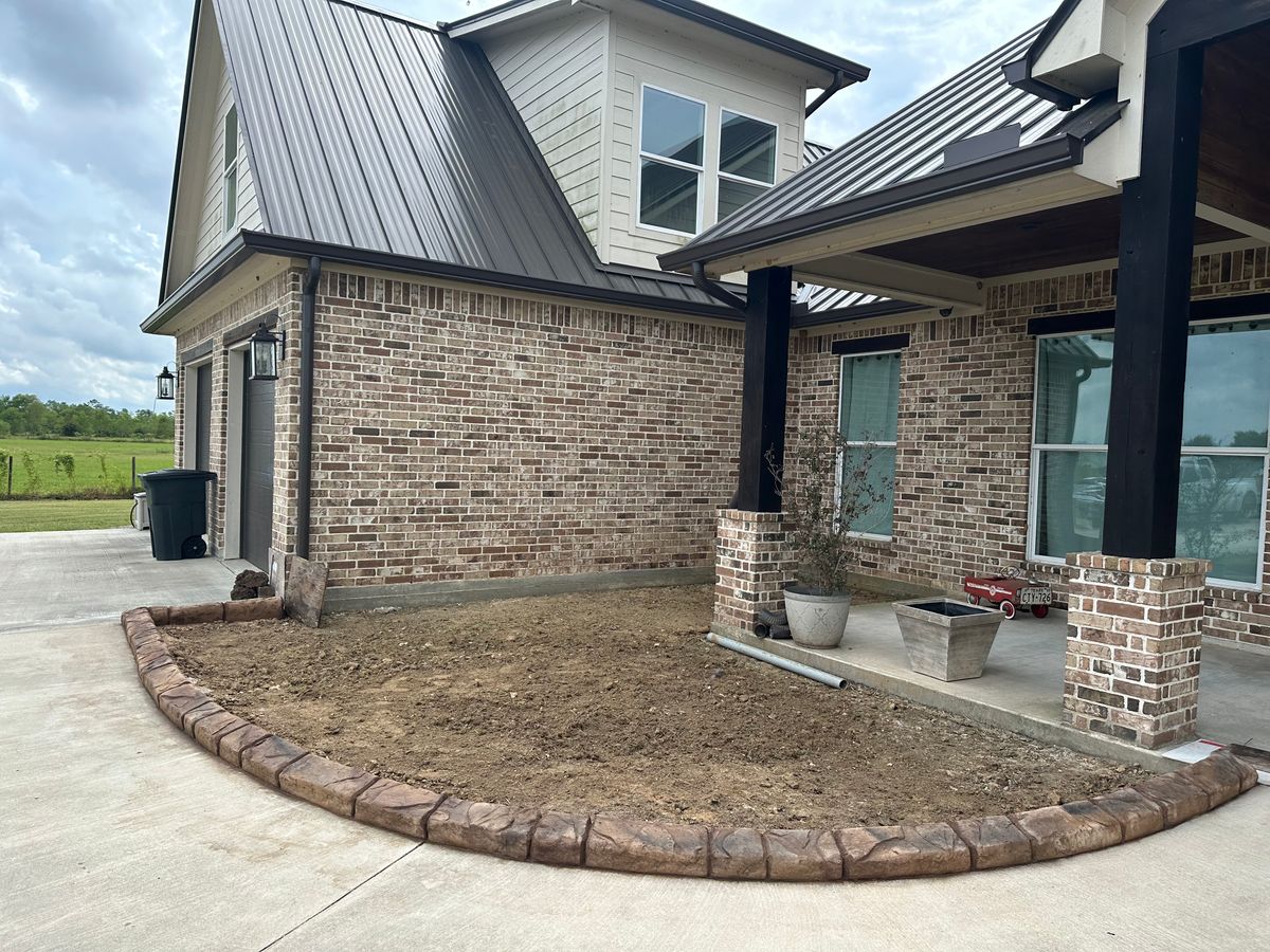 Landscaping for Texas Curb N Borders in Houston, TX