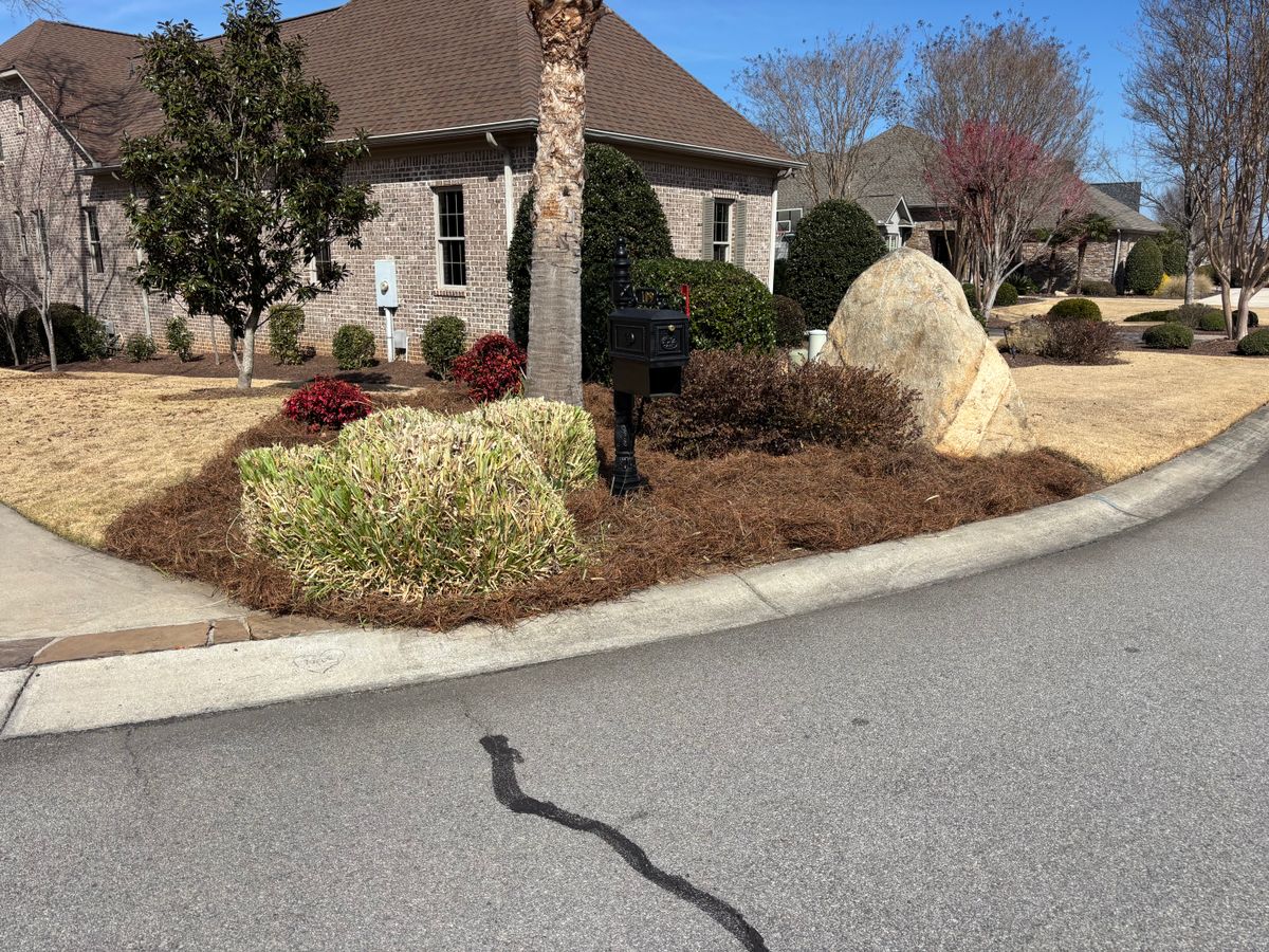 Mulch Installation for Jonathan landscaping in Lexington, South Carolina