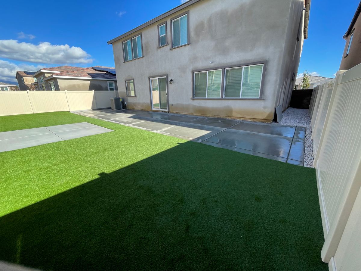 Concrete for Aidan Jade Landscaping in Riverside County, CA