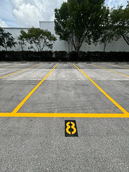 Line Striping that Lasts for The Lot Doctor in Seminole County, OK