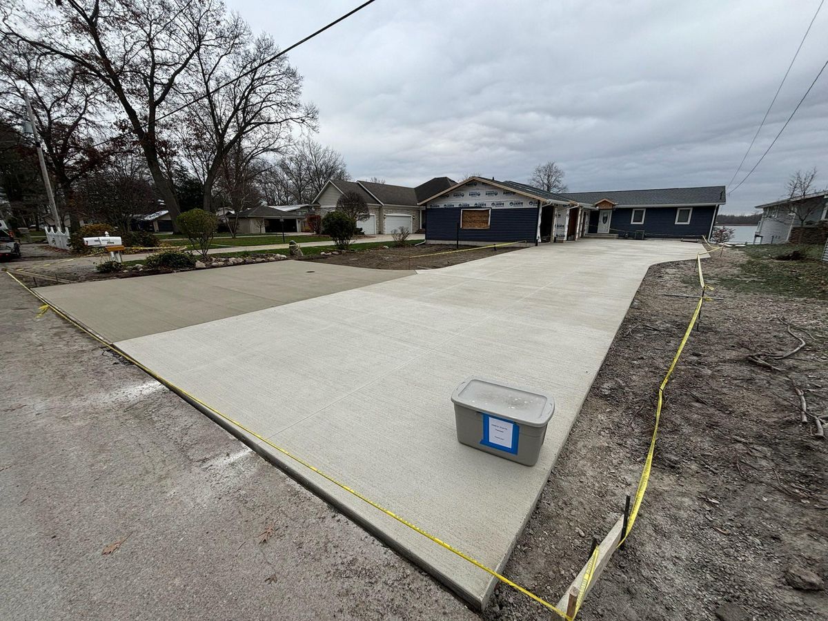 Concrete (Driveways, Sidewalks, Patios)  for Curb Concepts Plus in South Bend, IN