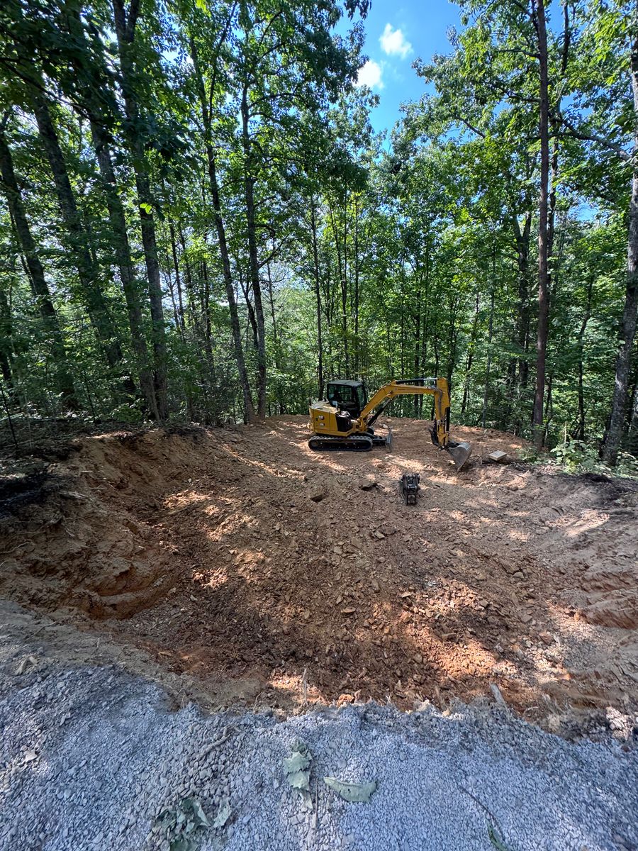Land Clearing for Grayson Groundworks in Sevierville, TN