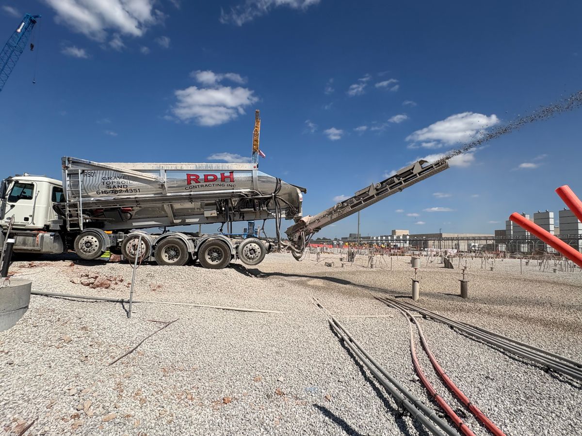 Gravel Hauling for RDH Contracting in Goodlettsville, TN