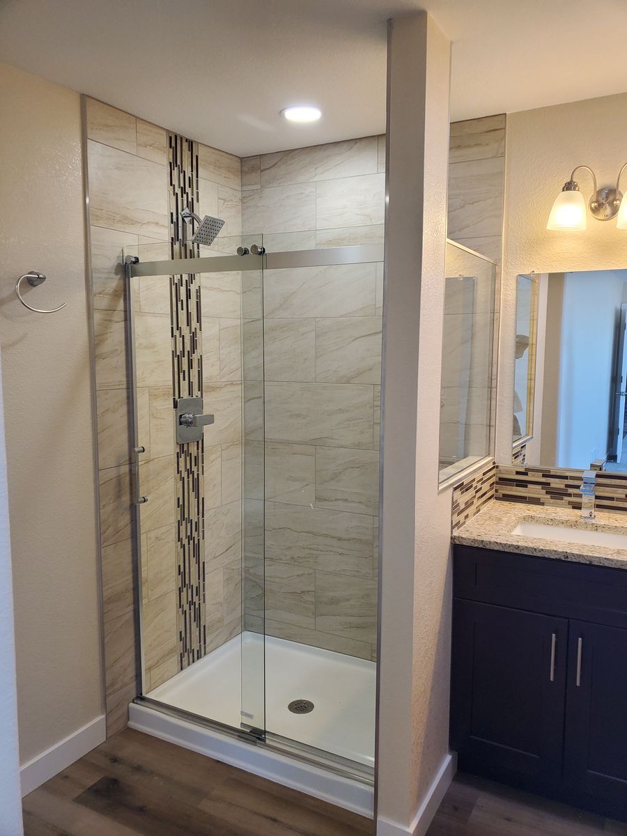 Bathroom Renovation for Mountain View Association LLC. in Colorado Springs, CO