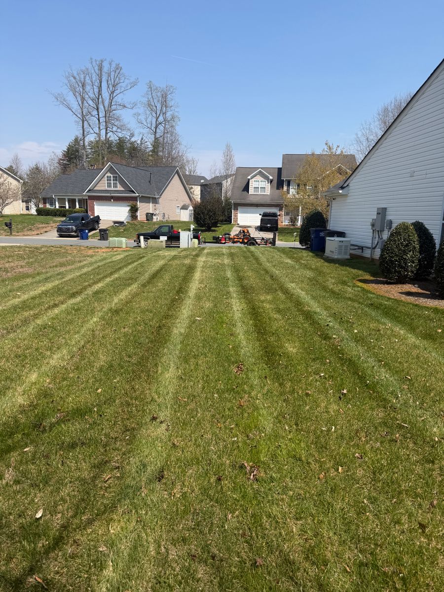 Lawn Mowing for Holloway Yard Company in Winston-Salem, NC