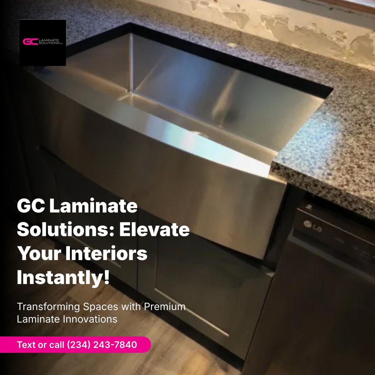 Cabinetry for GC Laminate Solutions in Lordstown, OH