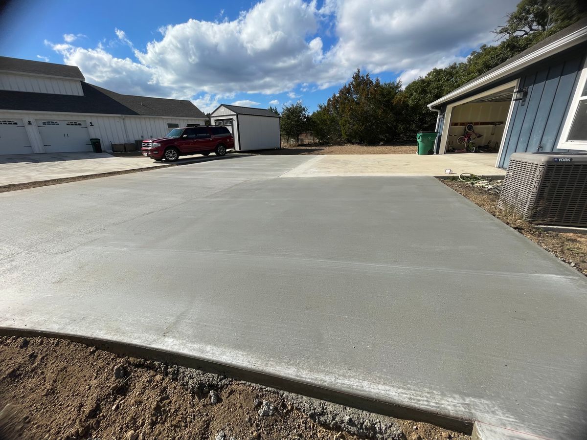 Concrete Work for CVA Siding and Paint in Austin, TX