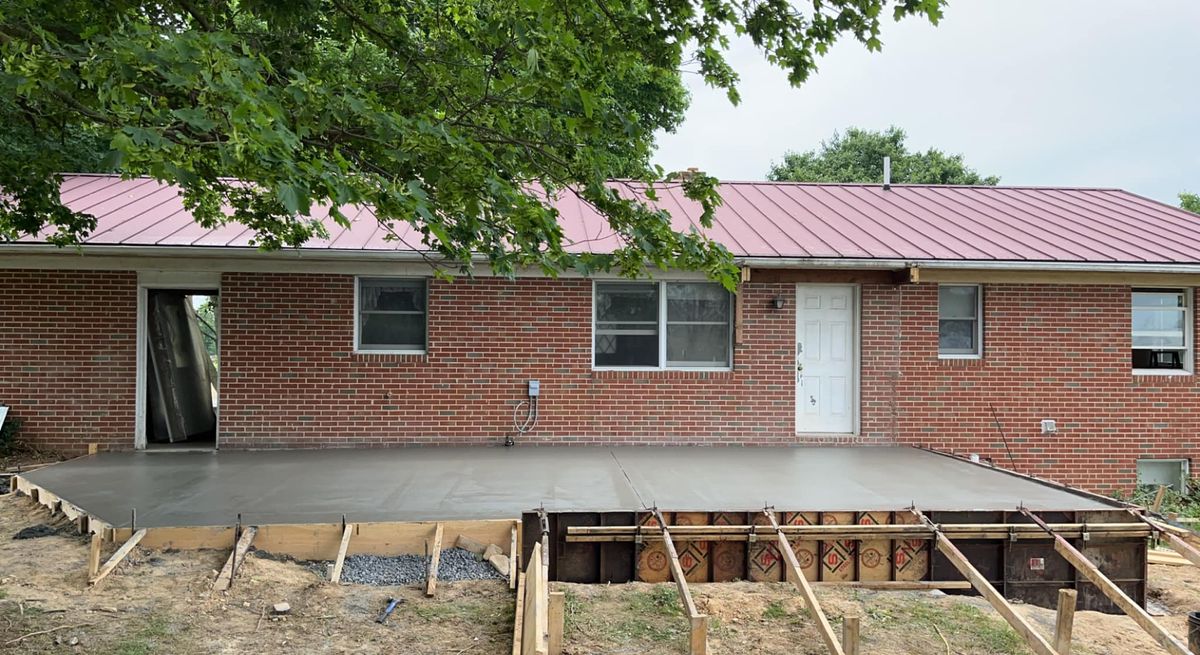 Patio Design & Installation for Top Finish Concrete LLC in Harrisonburg, VA