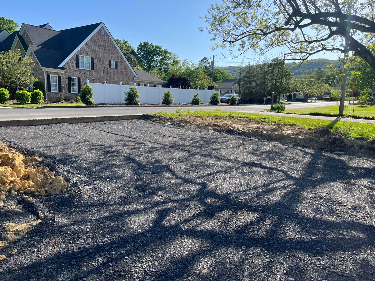Site Preparation for J.P Landscaping and Excavation in Chattanooga, TN