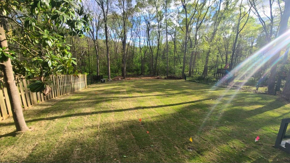 Sod Installation for Cisco Kid Landscaping Inc. in Lincolnton, NC