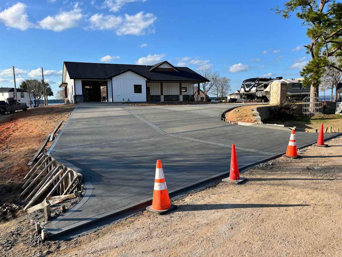 Flatwork for BigTex Concrete Construction in Houston, TX