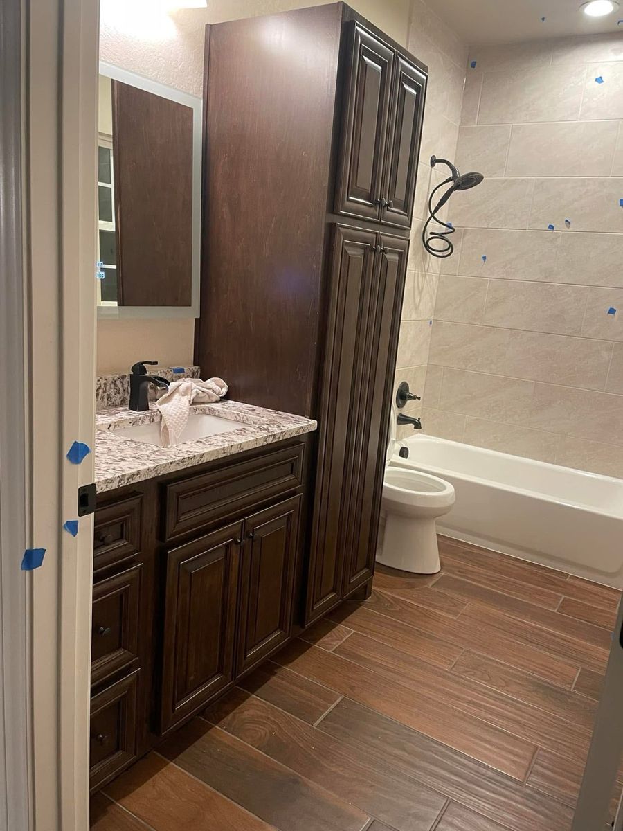 Bathroom Renovation for Son Construction in San Antonio, TX