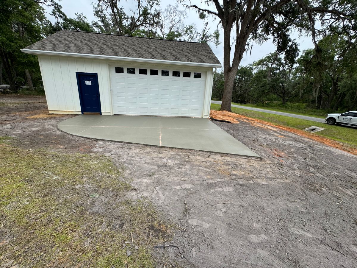Concrete Slab Construction for Cameron Enterprises in Live Oak, FL