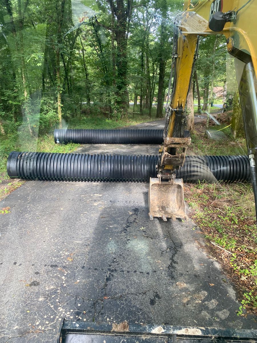 Culverts for Daniel's Dumpsters & Land Improvements in Monroe, LA