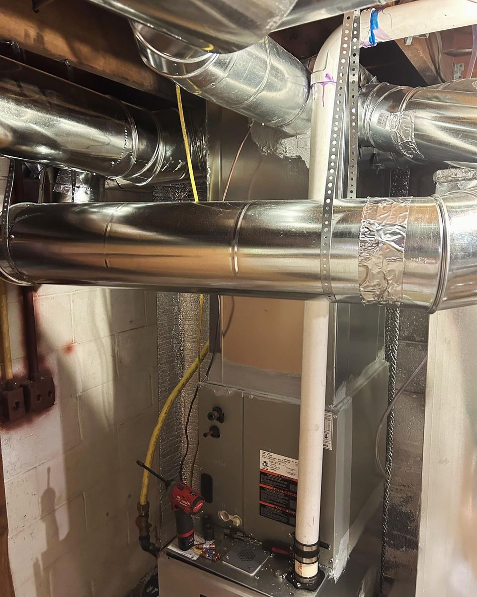 Installation of HVAC Systems for Chilly Willy Mechanical in Charlottesville, VA