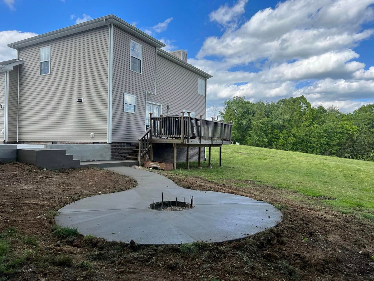 Patio Design & Installation for Volunteer State Concrete Inc  in Clarksville, TN