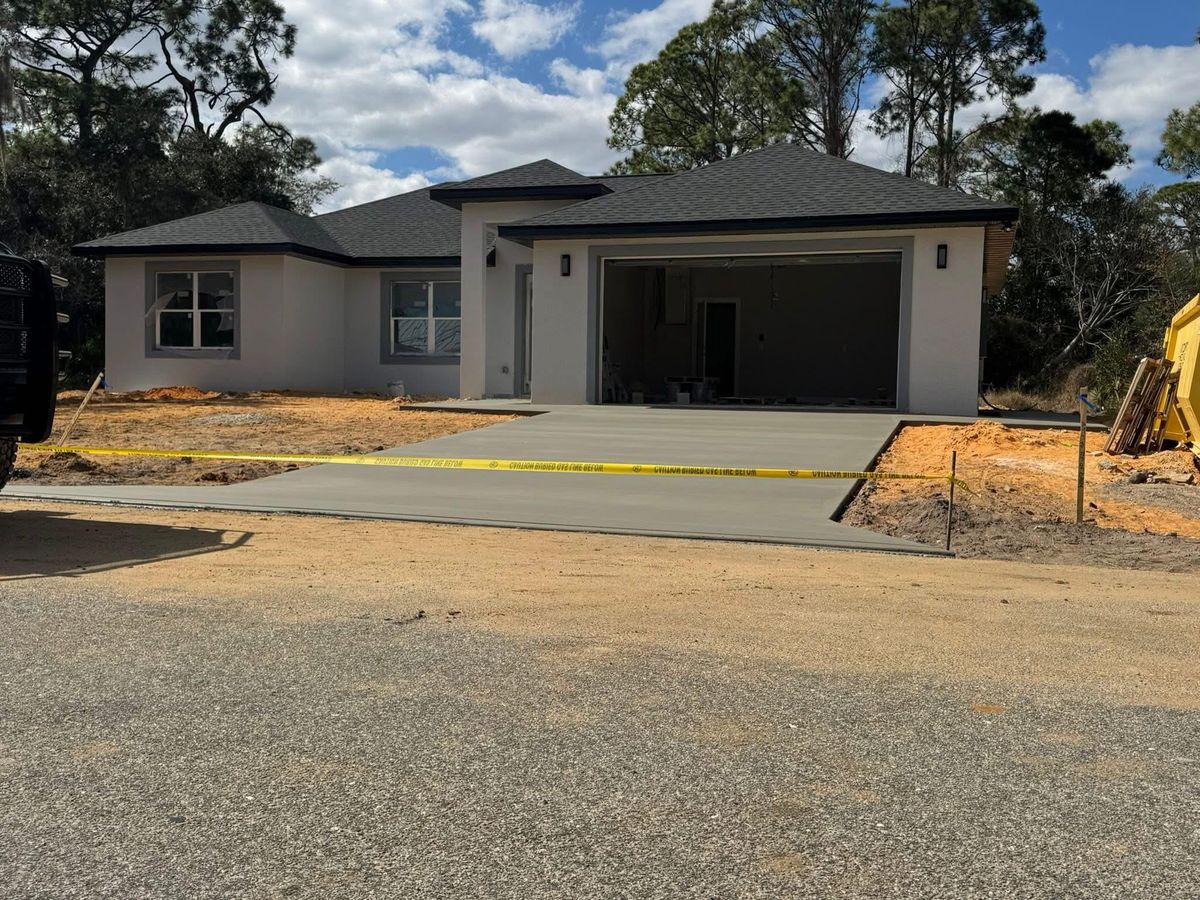 Site Preparation for All Phases Decorative Concrete in Sebring, FL