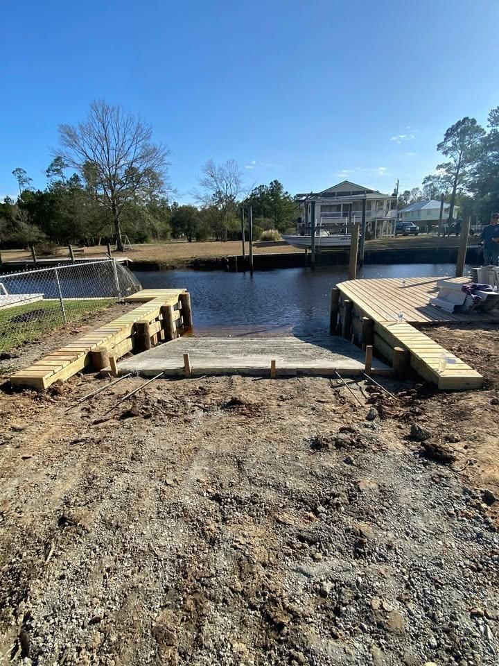 Pier Construction for Coastal Marine Construction in Bay St. Louis, MS
