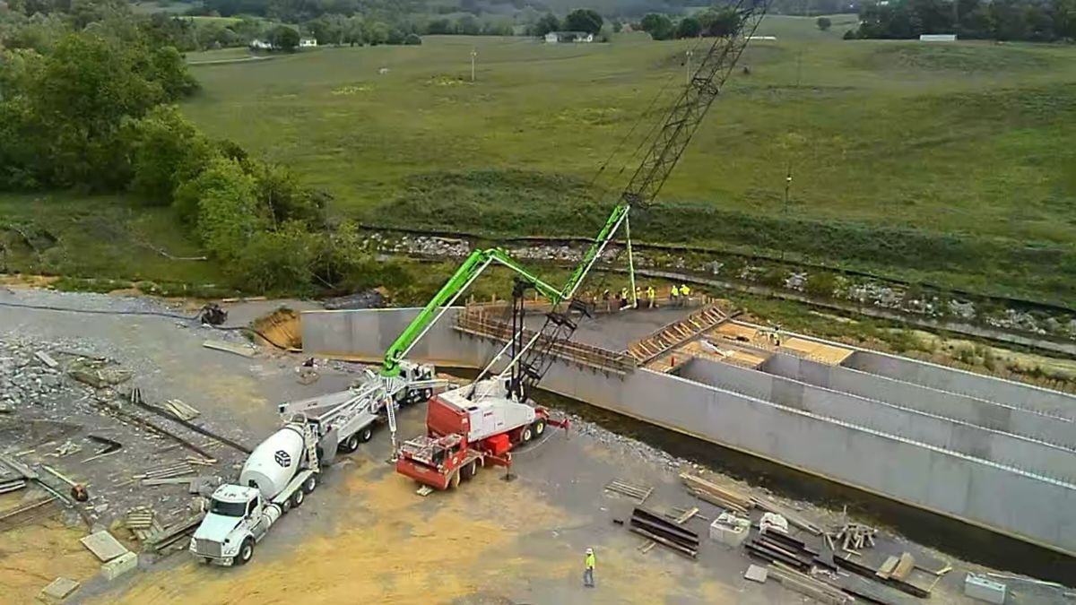 Boom Pumping for Williams Concrete Pumping in Knoxville, Tennessee