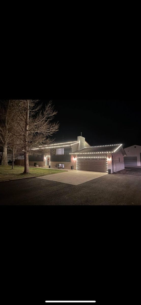 Christmas Lights for Precision Landscape in Casper, WY