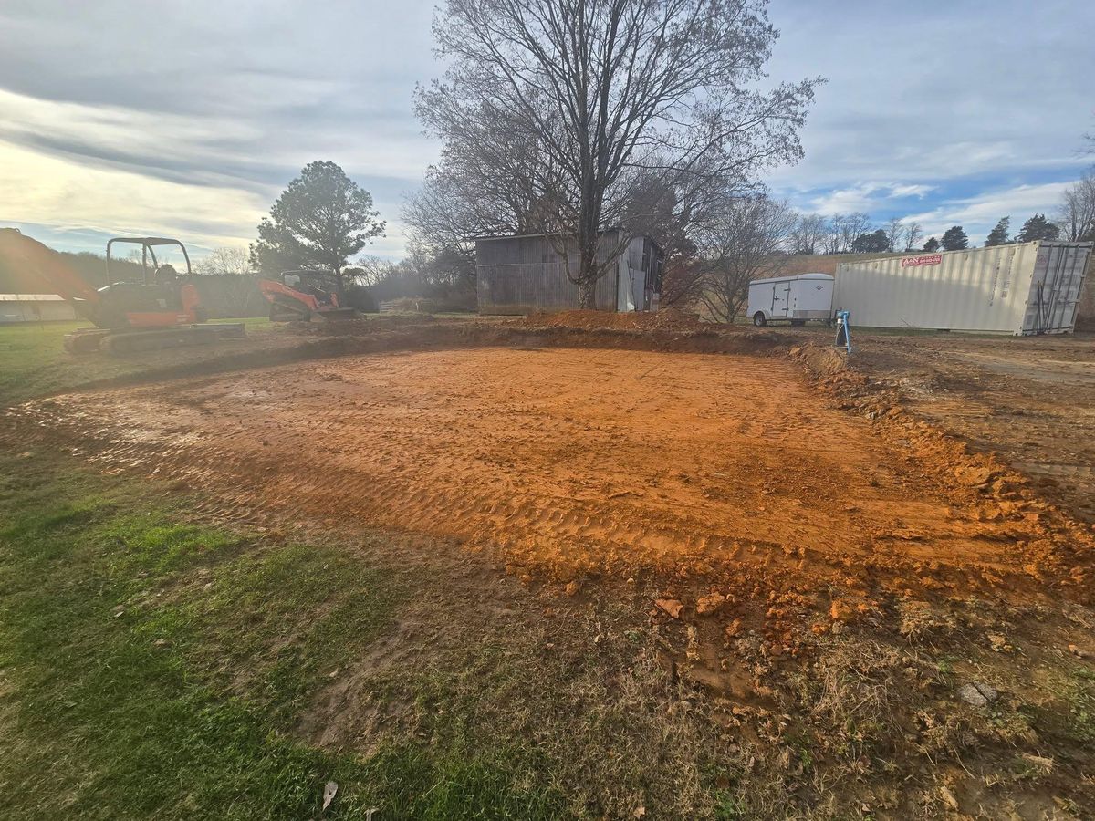 Excavation for M&L Lumber and Excavating in Jonesborough, TN