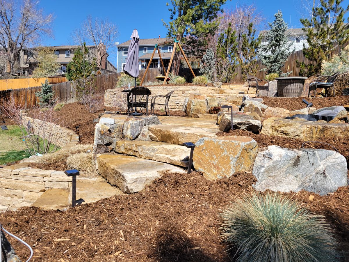 Retaining Wall Construction for JS Landscaping Colorado in Denver, CO