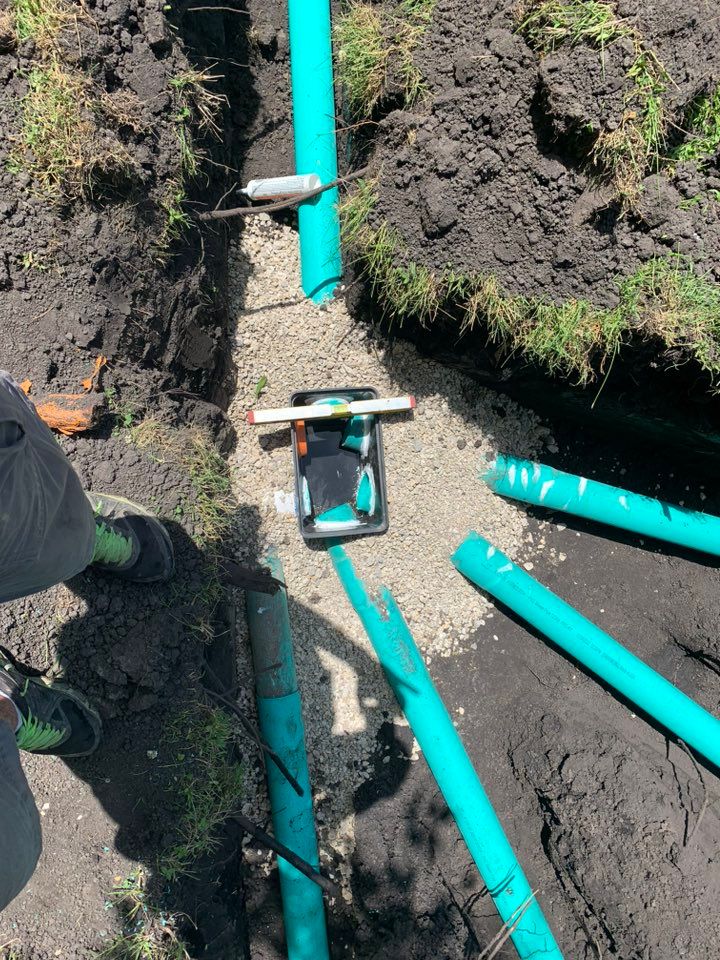 Underground utilities for Haven Contracting in Edwardsville, KS