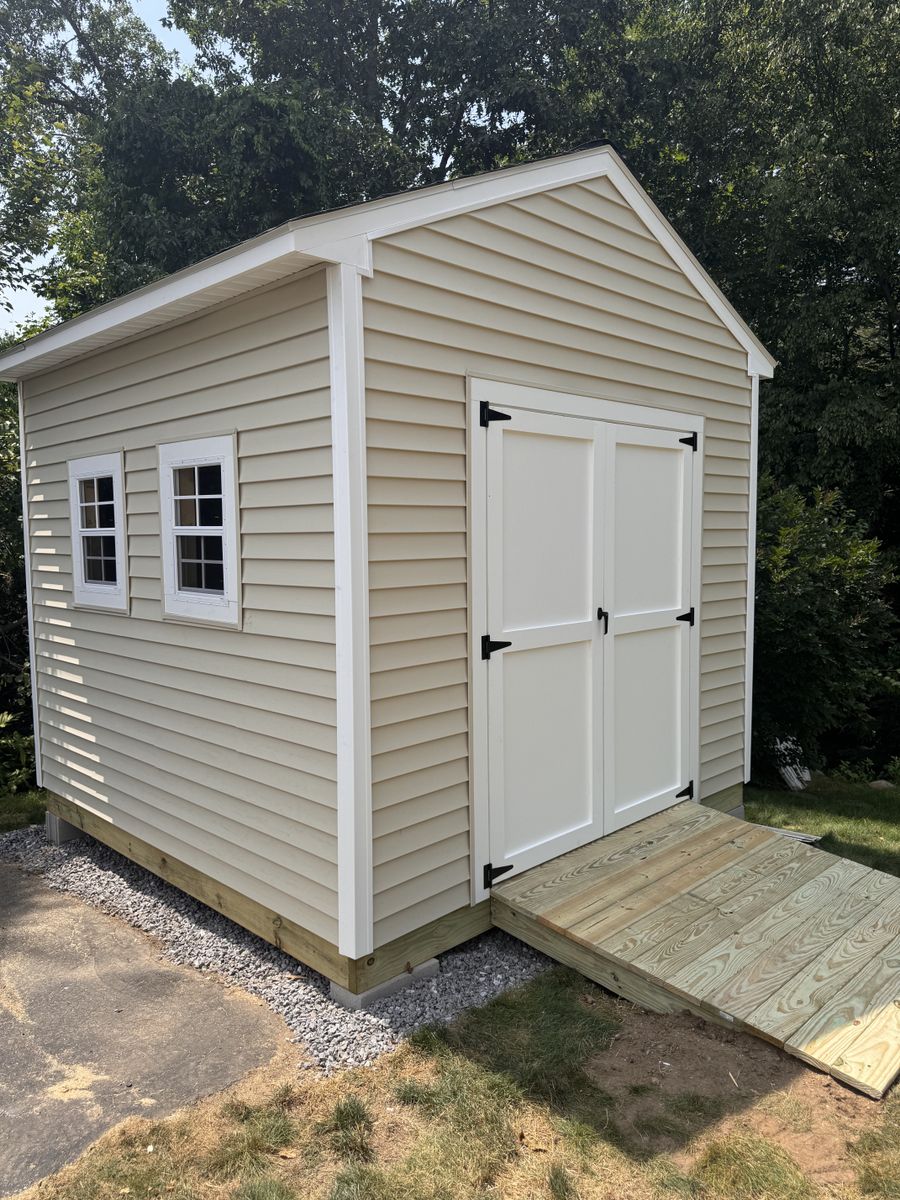 Shed Construction for Property Perfect LLC in Goffstown, NH