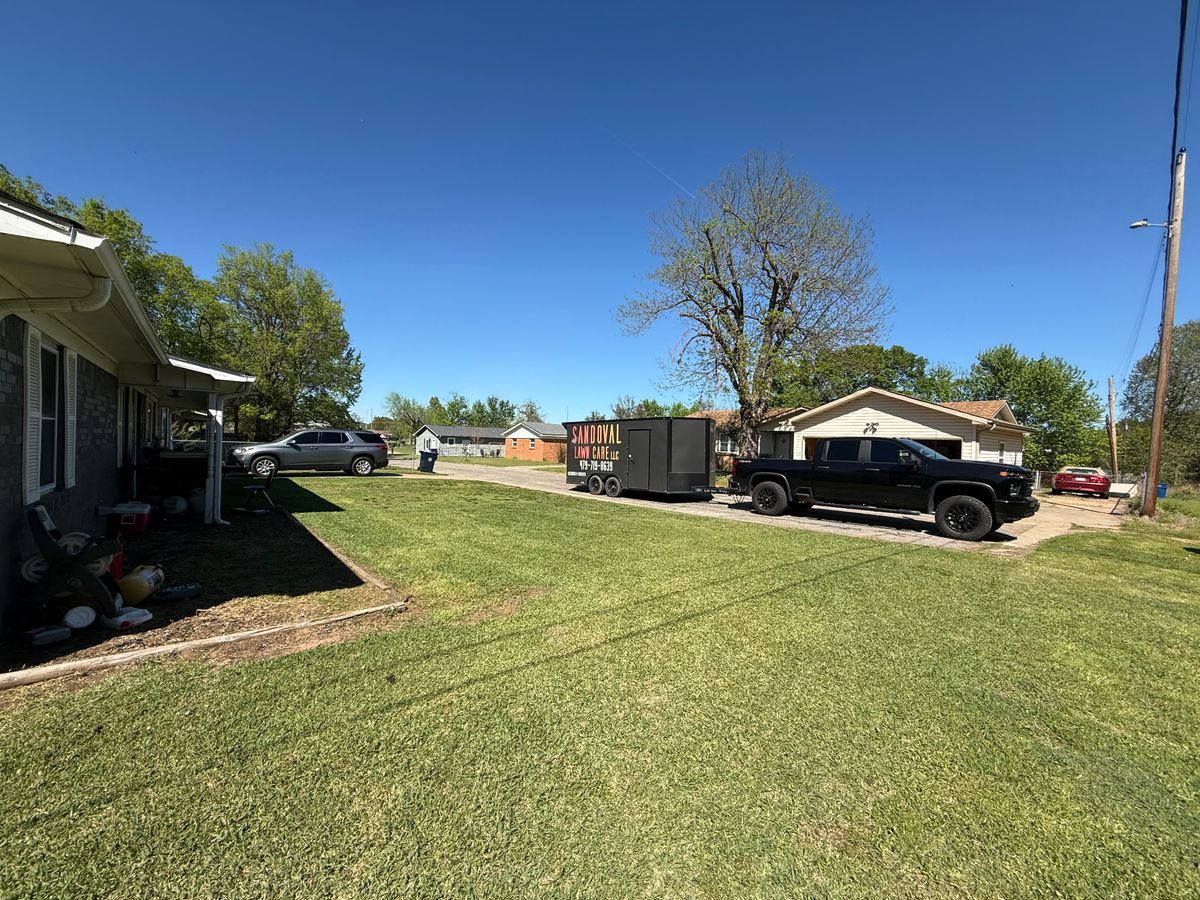 Mowing for Sandoval Lawn Care in Muldrow, OK