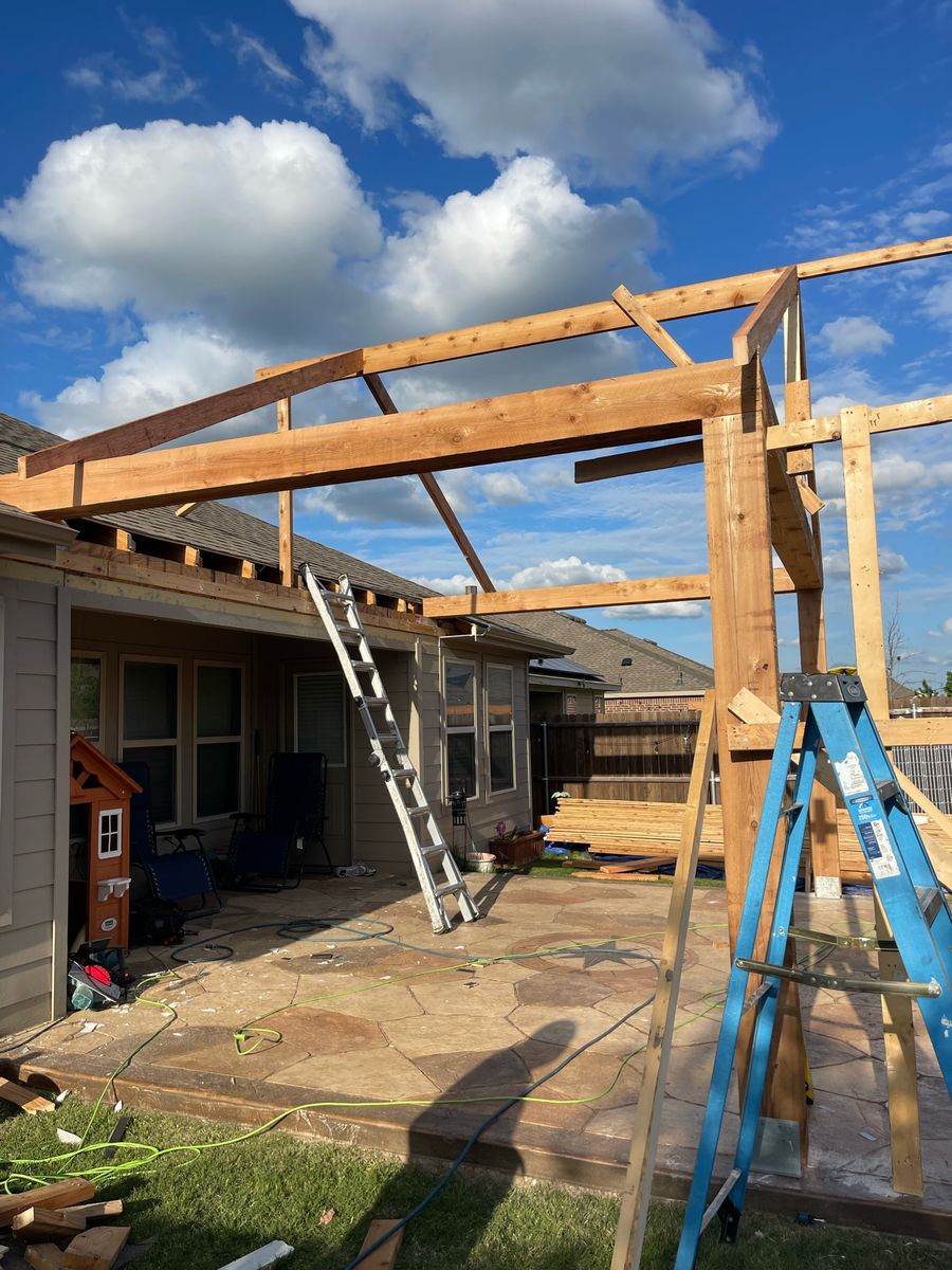 Porch Installations for Double RR Construction in Royse City, TX