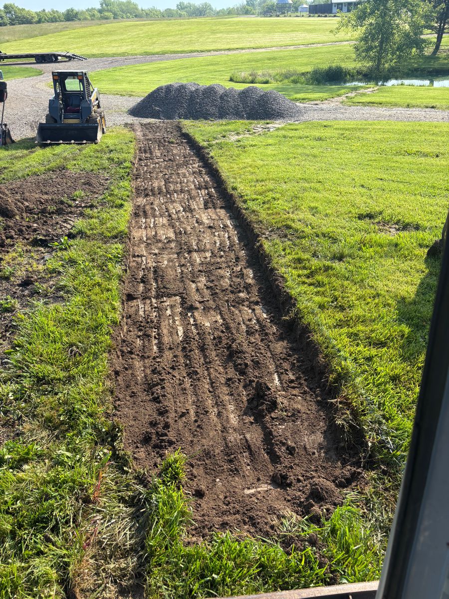 Grading for E&J Land Services in Marysville, OH