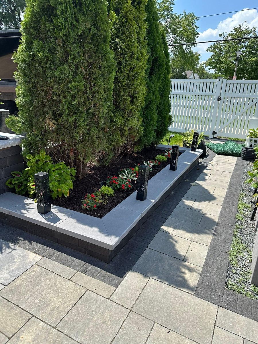 Landscape Installation for Alvarez Pavingstone INC. in Lyons, IL
