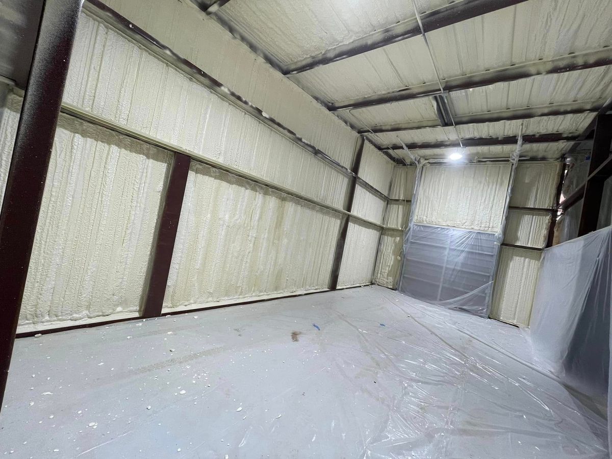 Spray Foam for White's Contracting LLC in Mount Pleasant, Texas