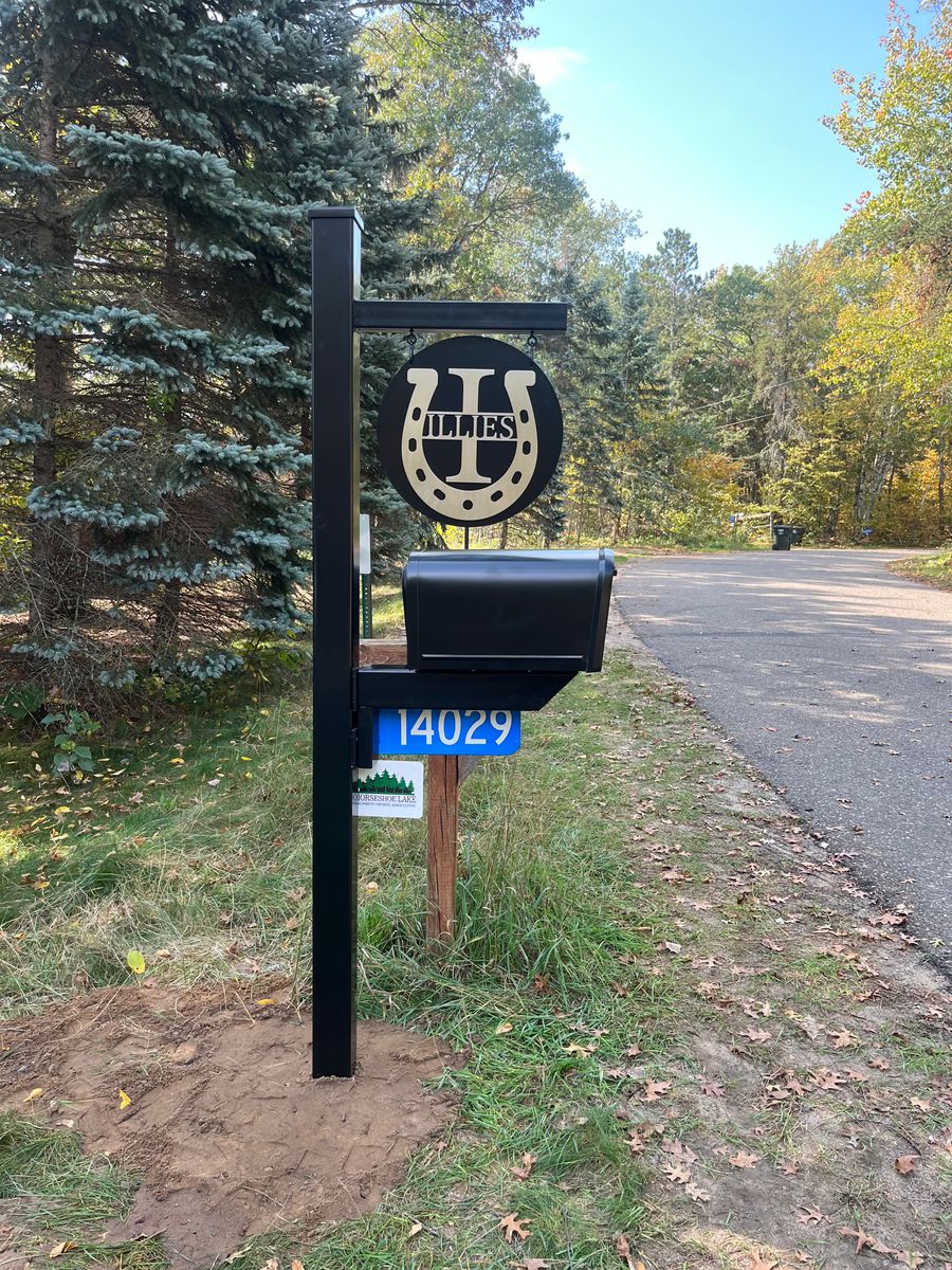 Custom Swing-Clear Mailboxes for Fusion Welding in Pierz, MN
