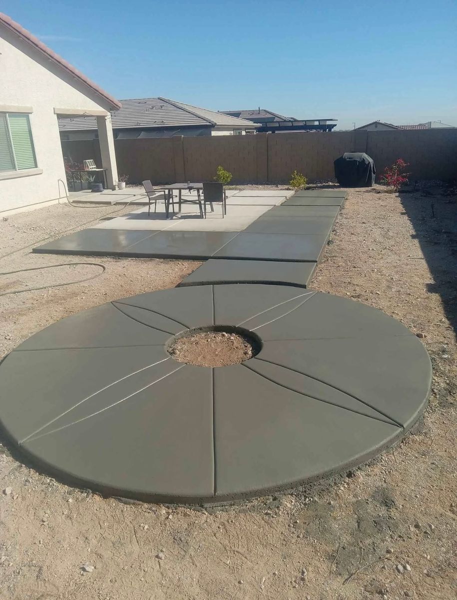 Concrete Installation for Longley Construction in Rio Rancho, NM
