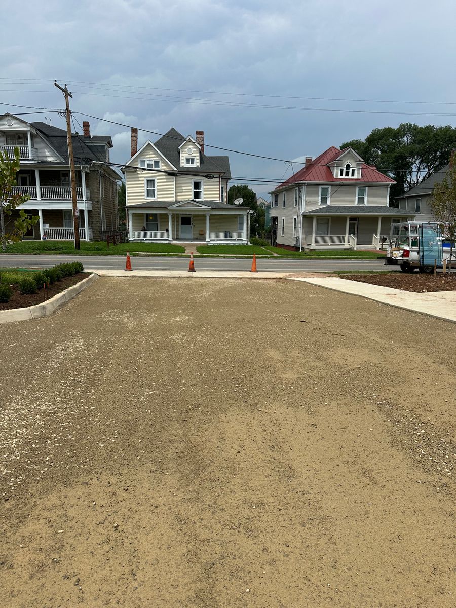 Grading for James R Carter Paving in Roanoke, VA
