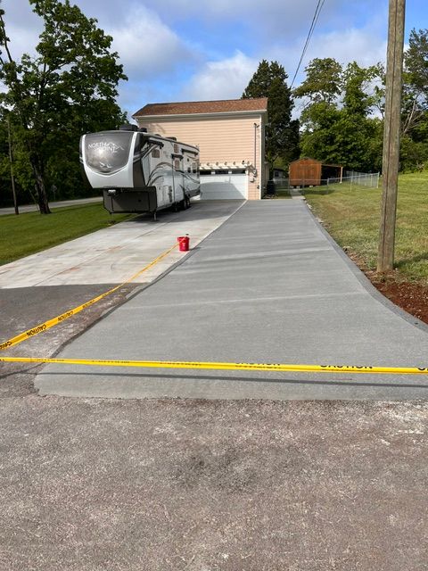 Concrete Slab Construction for A&J Concrete Service in Knoxville, TN