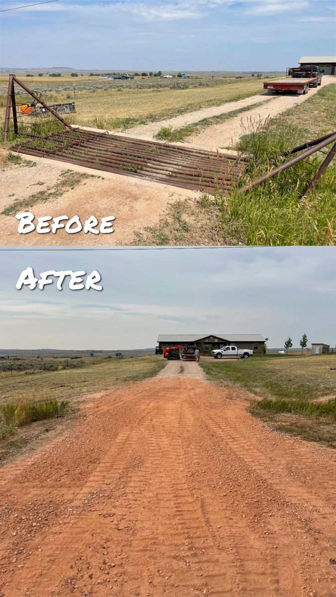Excavation and Grading for DS Industries LLC in Gillette, WY