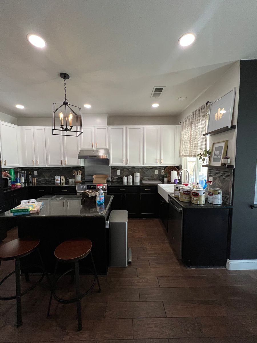 Kitchen and Cabinet Refinishing for Fred's Painting in Turlock, CA