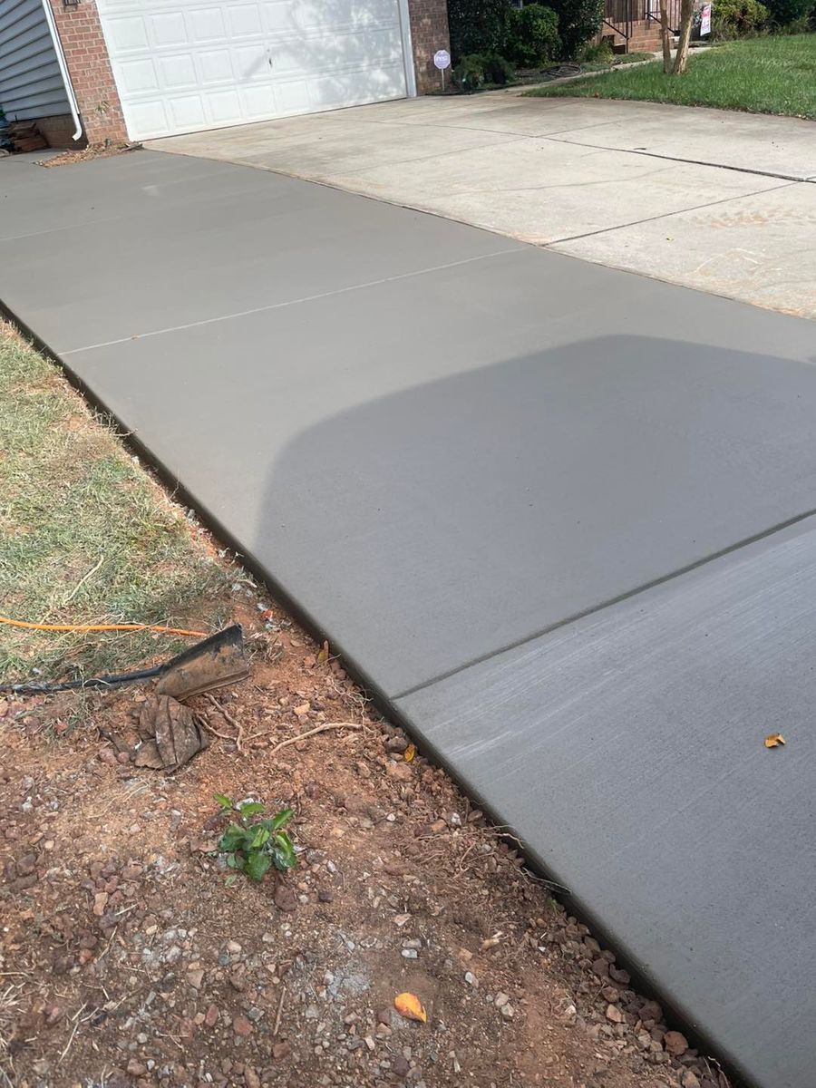 Driveway Construction for Wenkel Concrete, LLC in Sherrills Ford, NC