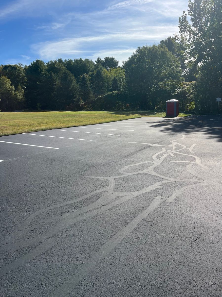 Striping for Cates Sealcoating and Striping in Charlton, MA