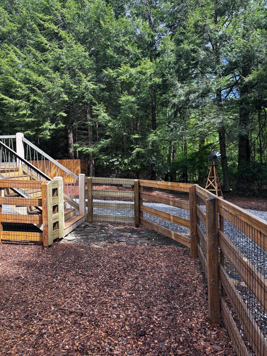 Wooden Fencing for Alpine Fence in Dahlonega, GA