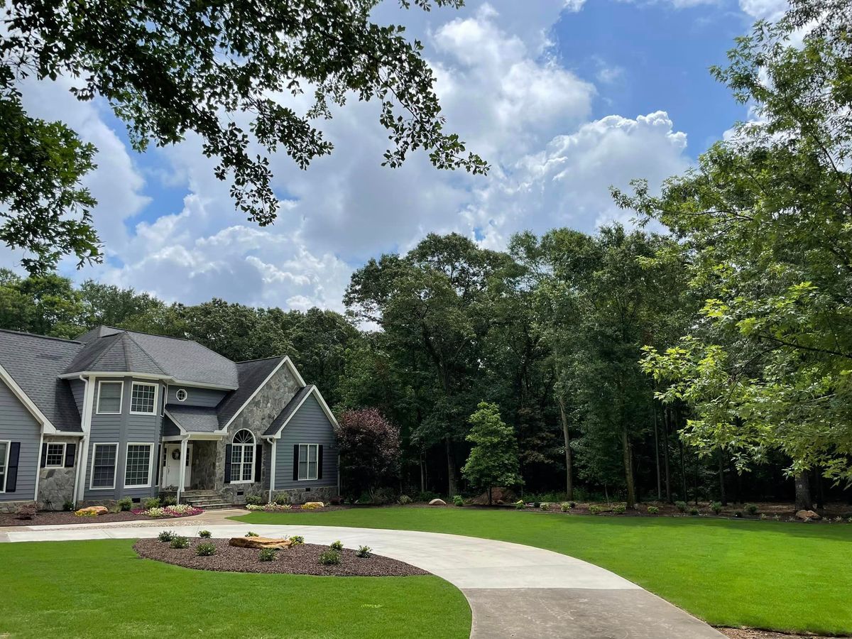 Landscape Installation for Peach State Landscaping in Hartwell, GA