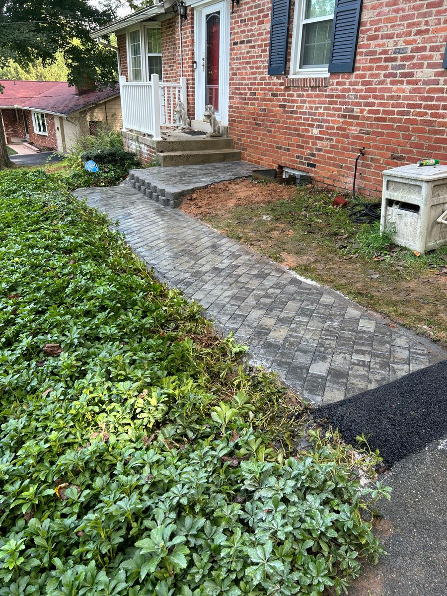 Hardscape Installation for Brighton Property Services in Carroll County, MD