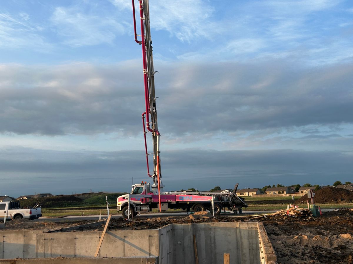Boom Pump Services for Omni Construction Product in Wichita, KS