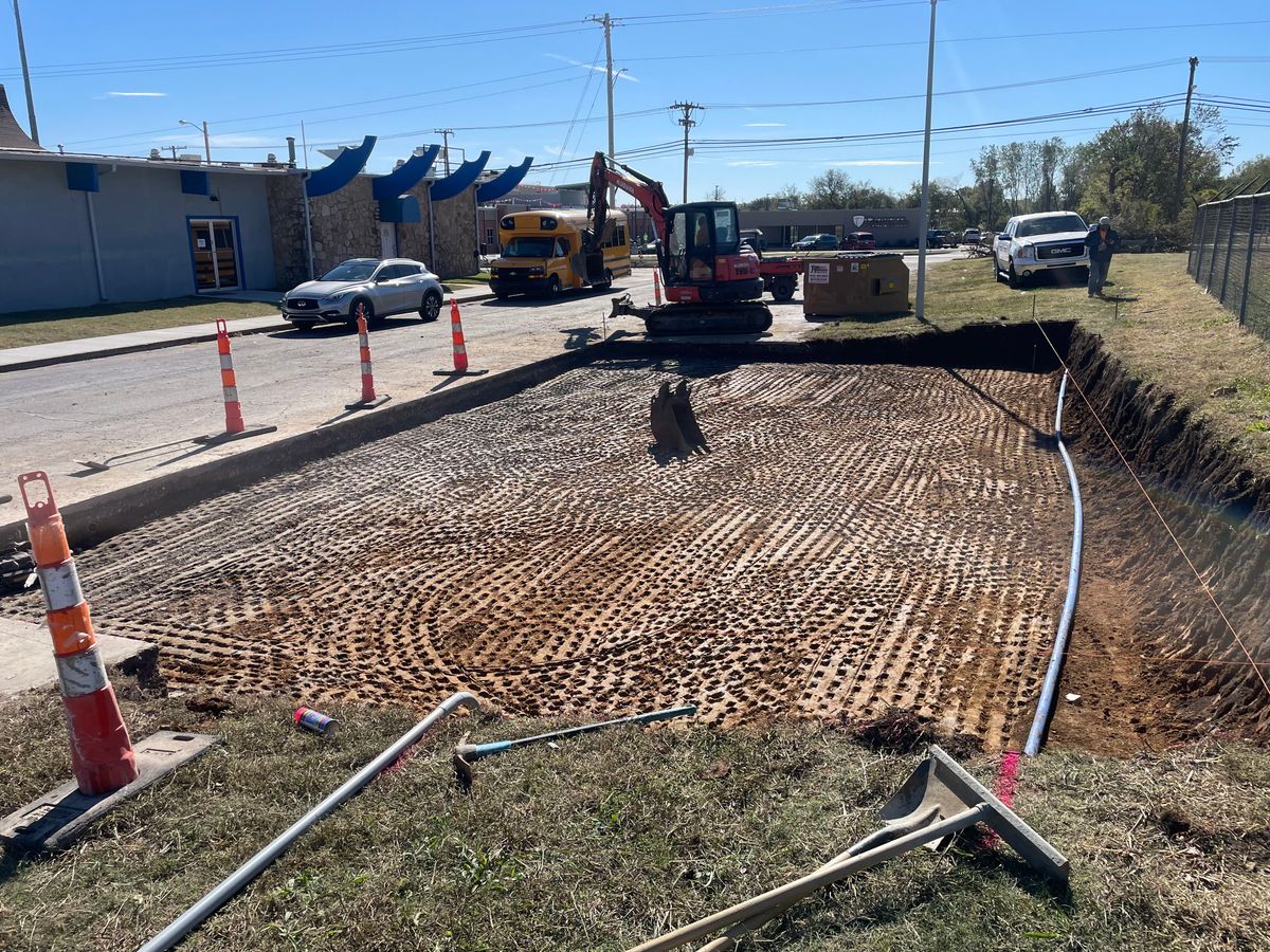 Decorative Concrete for Project X Construction LLC in Tulsa, OK