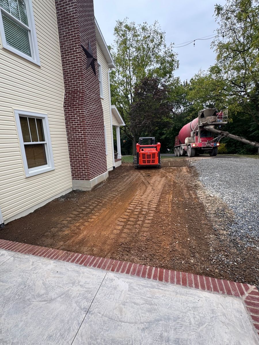 Concrete Slab Construction for Tri County Enterprises in Benton, PA