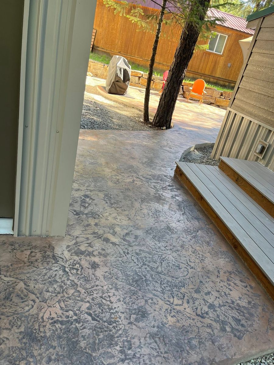 Decorative Concrete for Deep-Crete Concrete Construction in Lincoln County, MT